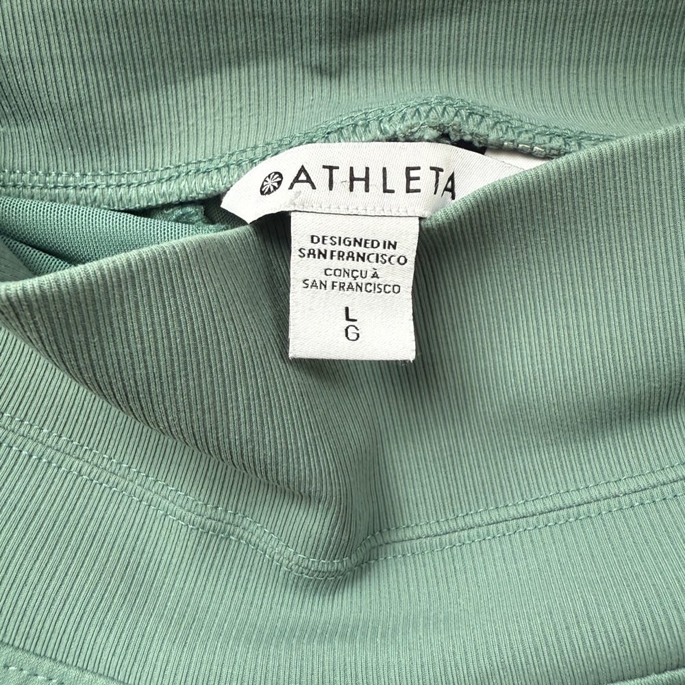 Athleta Venice Wide Leg Pant, Sage Green - Size Large
